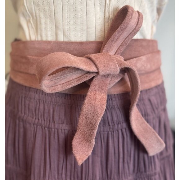 Womens ADA Wrap Belt Mazala Textured Leather $89 NEW main image 9